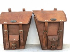 Leder Motorrad Satteltaschen